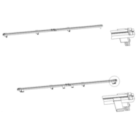 Uchwyt KS2100-2B-R100.U401 na dach nachylony od 30° – rąbek R100 HEWALEX