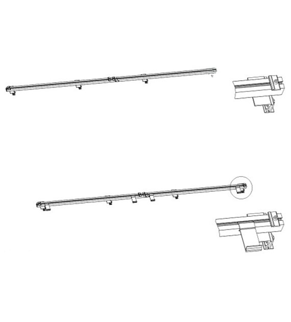 Uchwyt KS2100-2B-R100.U401 na dach nachylony od 30° – rąbek R100 HEWALEX