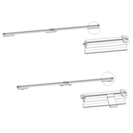 Uchwyt KS2600-1B-T300.U303 Uchwyt na dach nachylony od 30° – trapez T300 HEWALEX